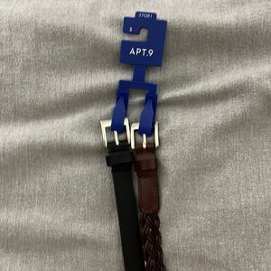 Unopened size S belts (2)